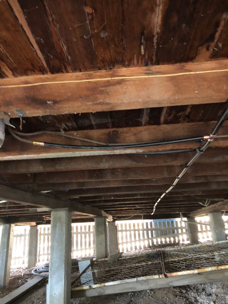 Replaced gal pipe